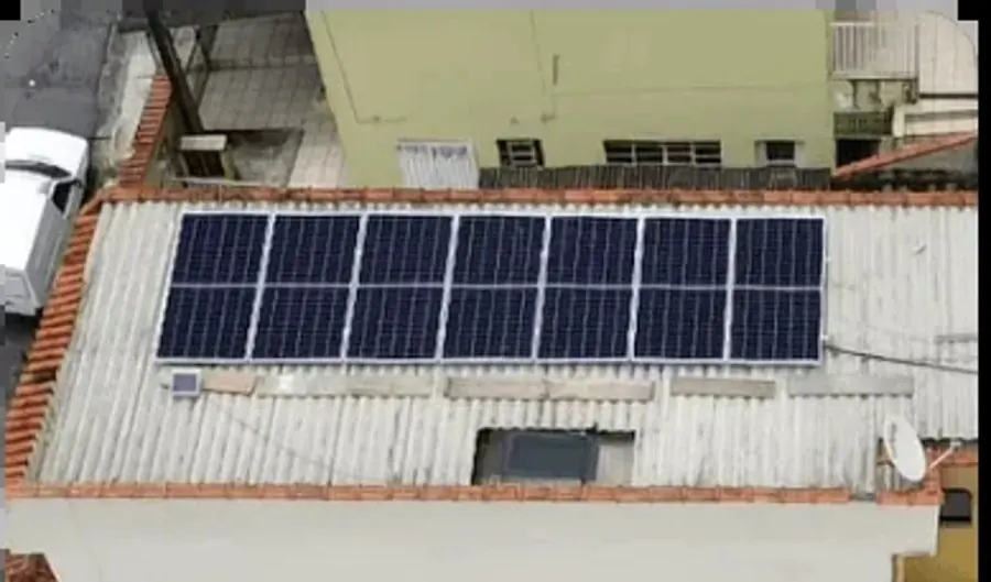 Sistema fotovoltaico de 14 módulos de 505 wp instalado para Rubens em Indaiatuba – SP
